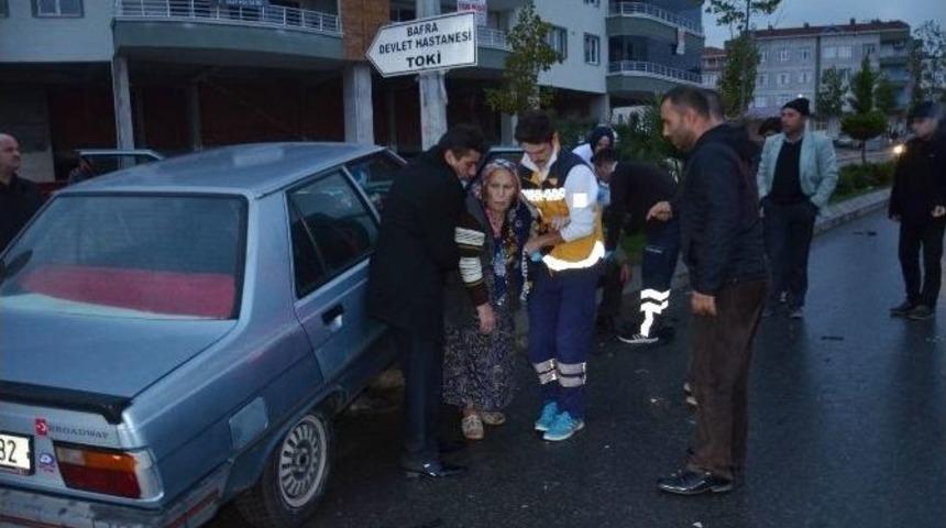 Bafra&rsquo;da Kaza: 1 Yaralı