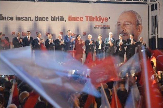 Chp Genel Başkanı Kılıçdaroğlu Çorlu’da 2