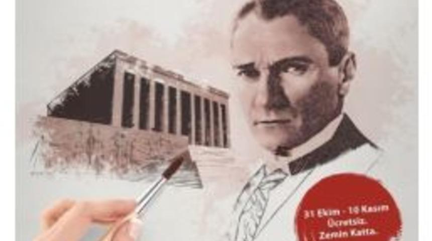 Maltepe Park&rsquo;ta Atat&uuml;rk&rsquo;&uuml;n Anısına Dev Tablo