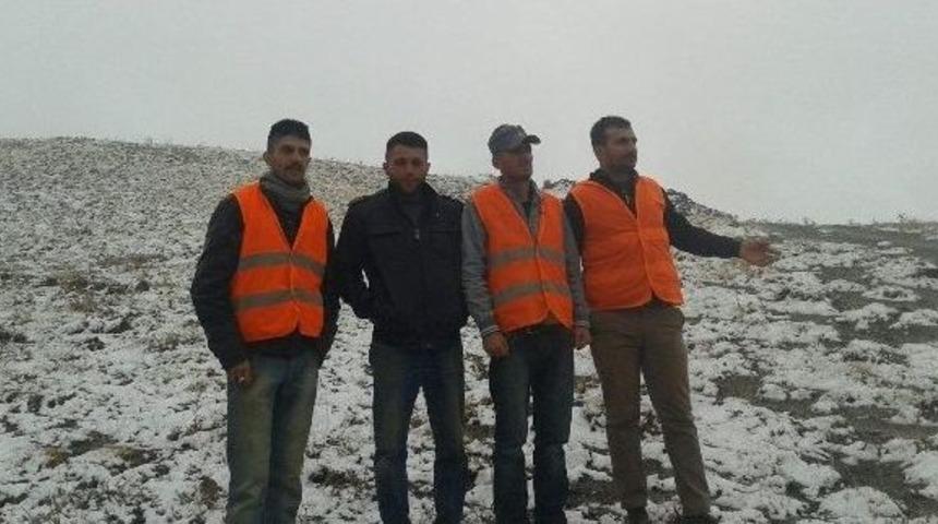 Ber&ccedil;elan Yaylası&rsquo;na Yılın İlk Karı D&uuml;şt&uuml;