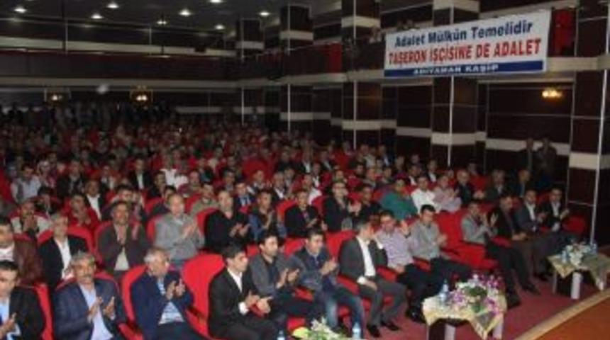 Taşeron İş&ccedil;iler, İktidar Milletvekillerine Taleplerini Dile Getirdi