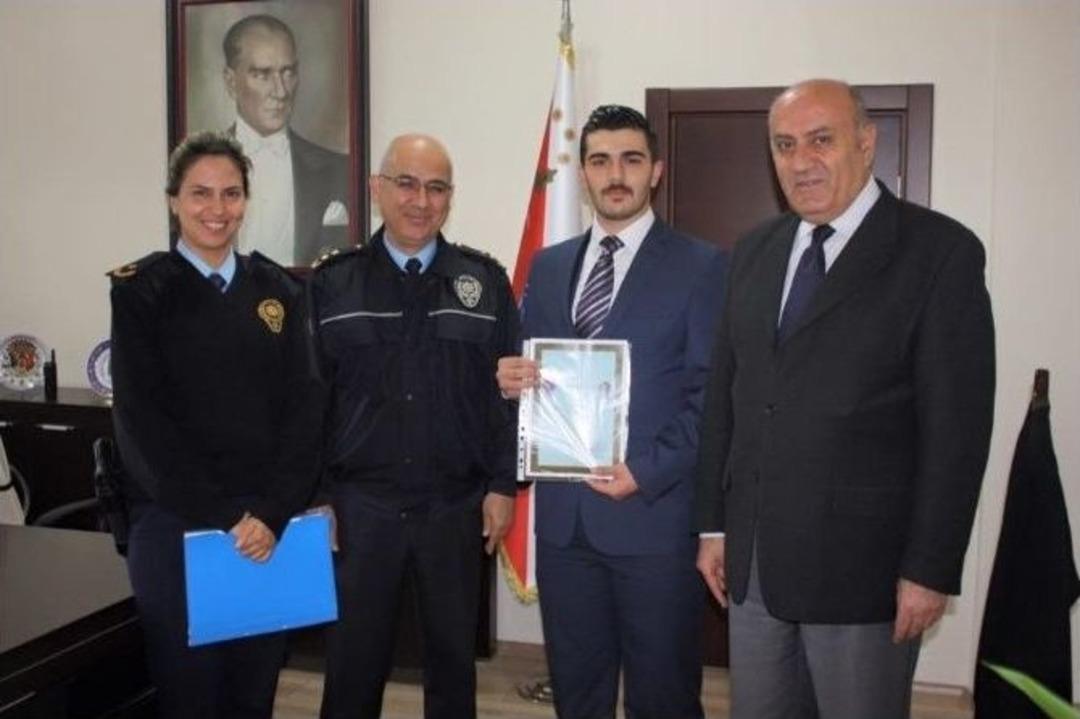 Bilecik Asayiş Şube M&uuml;d&uuml;rl&uuml;ğ&uuml;ne Başarı Belgesi