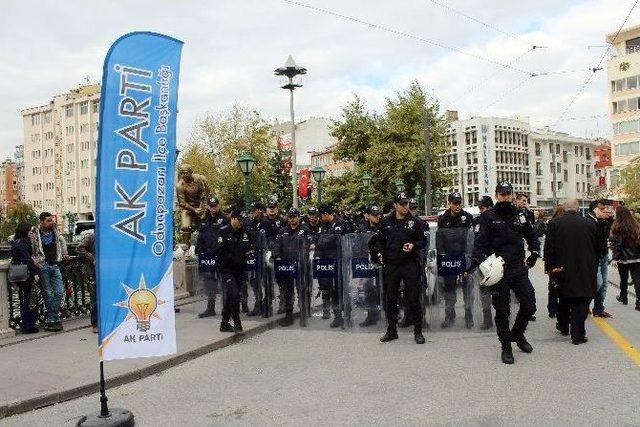 Ak Partililerle Mhp’liler Arasında Gerginlik