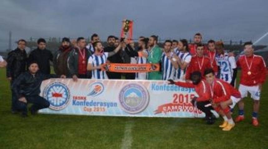 Patnos G&uuml;c&uuml; Taskk Konfederasyon Cup 2015 Kupasını Aldı