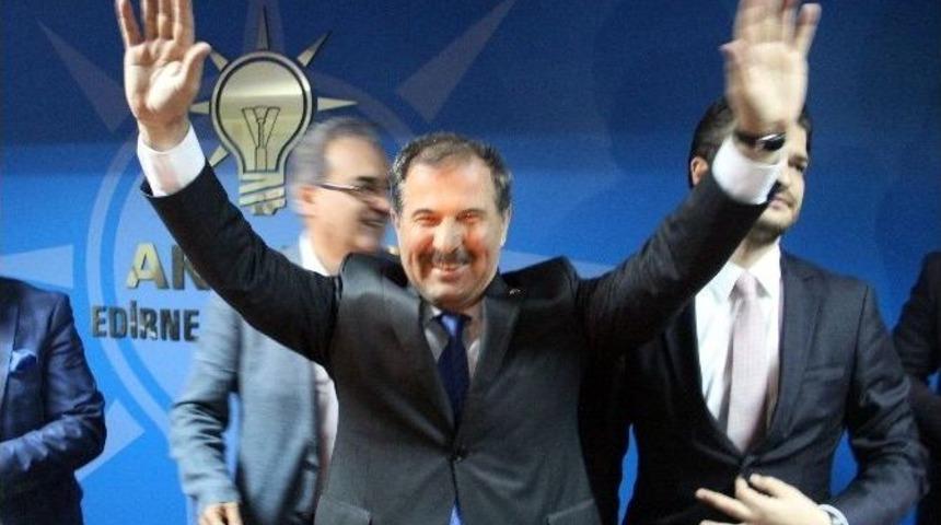 Edirne&rsquo;de Ak Partililer B&uuml;y&uuml;k Sevin&ccedil; Yaşadı