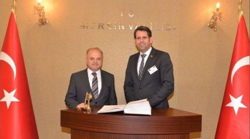 Aşağı Saksonya Ekonomi Bakanı Lıes, Mersin&rsquo;e &Ccedil;ıkarma Yaptı