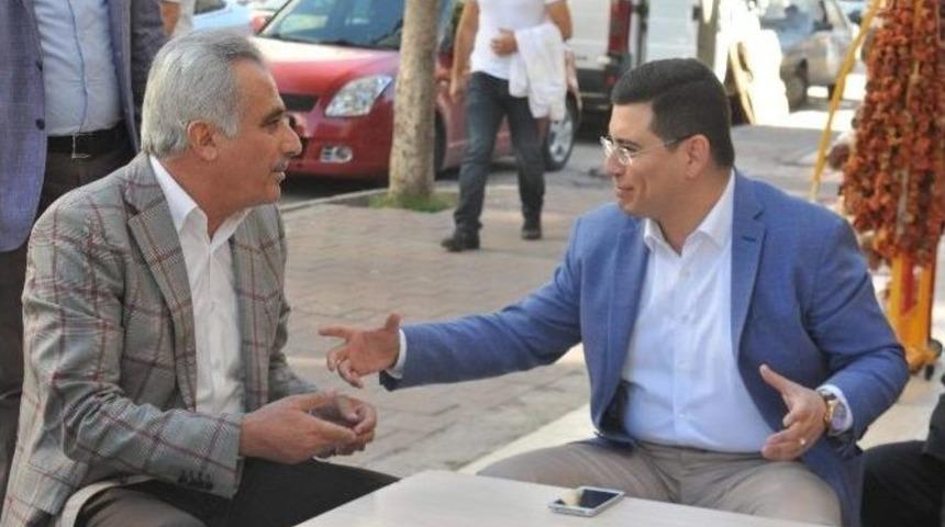 Başkan T&uuml;t&uuml;nc&uuml;&rsquo;den Se&ccedil;im Sonrası Esnafa Ziyaret