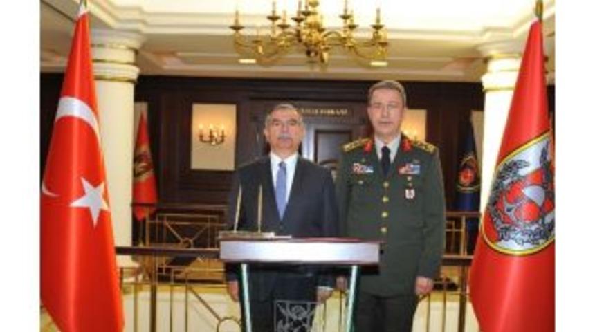 Meclis Başkanı Yılmaz&rsquo;dan Orgeneral Akar&rsquo;a Ziyaret