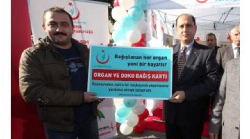 Vali &Ccedil;omaktekin&rsquo;den Organ Bağışı &Ccedil;ağrısı