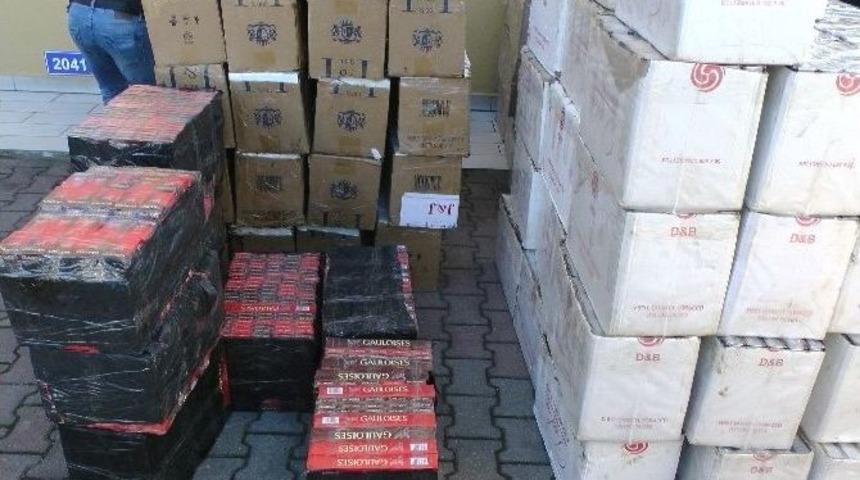 Sakarya&rsquo;da 84 Bin Paket Ka&ccedil;ak Sigara Ele Ge&ccedil;irildi