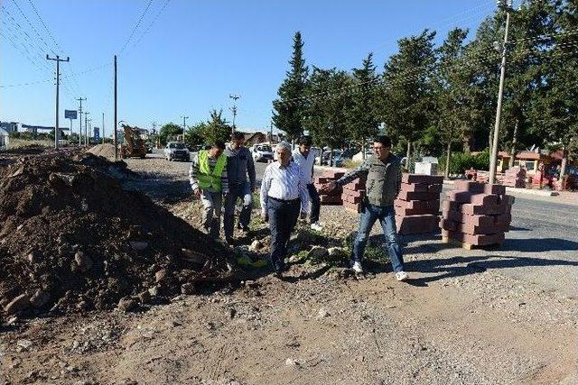 Kumluca’da Kaldırım Ve Altyapı Çalışmaları