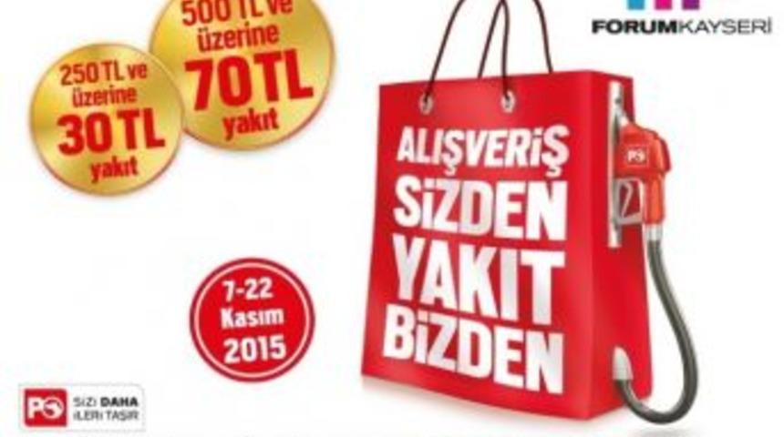 Forum Kayseri&rsquo;de Alışveriş Yaptık&ccedil;a Arabaların Depoları Doluyor