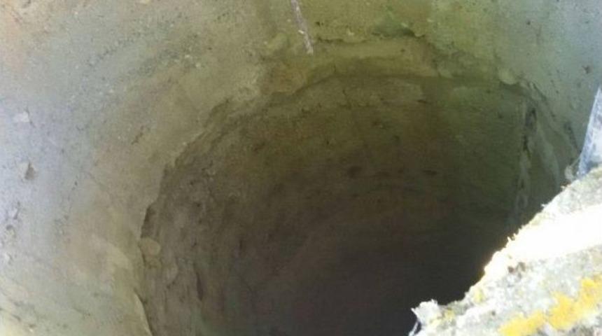 Afad Ekipleri Kuyuya D&uuml;şen K&ouml;peği Kurtardı