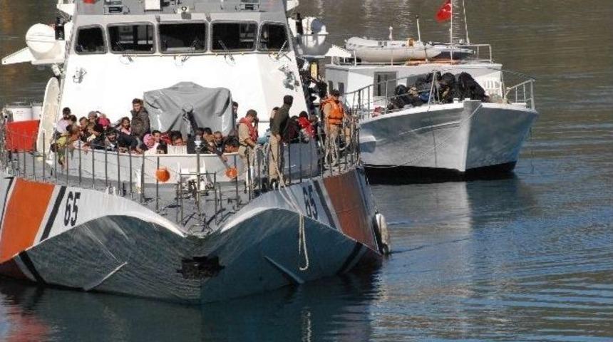 Fethiye&rsquo;de 129 Sığınmacı Yakalandı