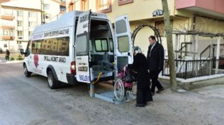 Mamak Belediyesi Engellilerin Tedavi Nakline Devam Ediyor