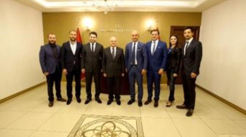 Tobb Mersin Gen&ccedil; Girişimciler Kurulu&rsquo;ndan Vali &Ccedil;akacak&rsquo;a Ziyaret