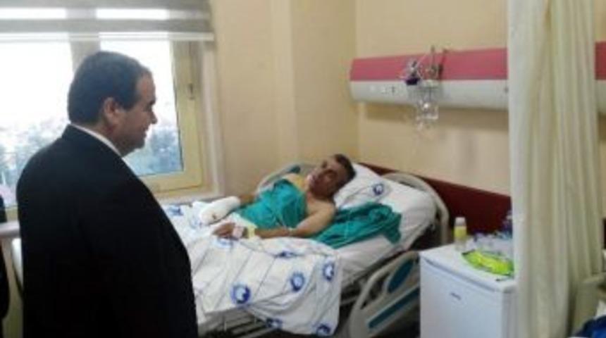 Yaralı Polis Memurları, Tedavi G&ouml;rd&uuml;kleri Hastaneden Taburcu Edildi