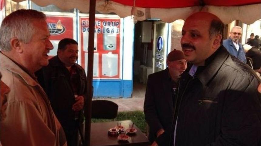 Ak Partili Ercoşkun Teşekk&uuml;r Ziyaretlerini S&uuml;rd&uuml;r&uuml;yor