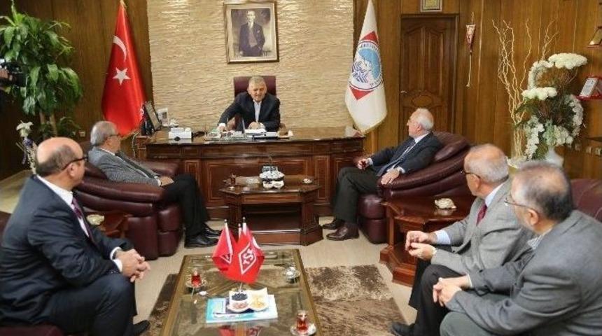 Erciyes Organ Nakli Vakfı Y&ouml;netim Kurulu &Uuml;yelerinin Melikgazi Ziyareti