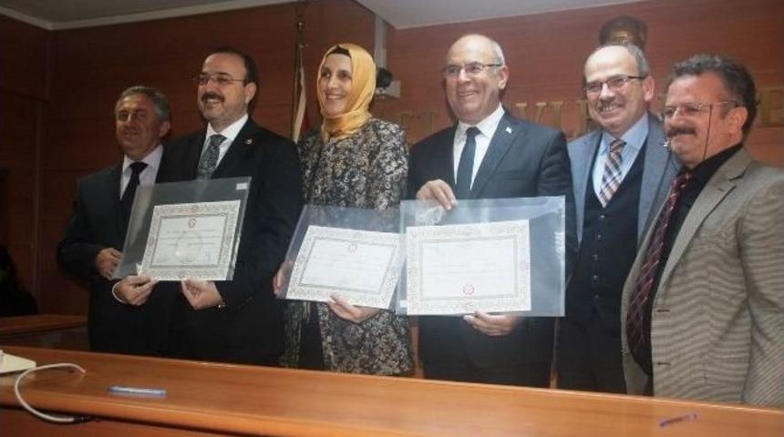 Ak Parti Tekirdağ Milletvekilleri Mazbatalarını Aldı