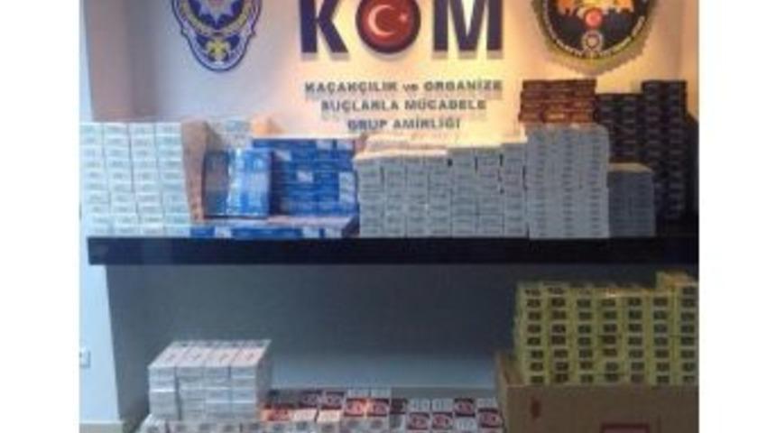 Alanya&rsquo;da Ka&ccedil;ak Sigara Operasyonu