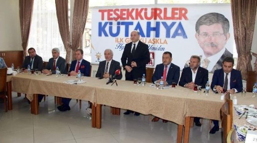 Ak Parti K&uuml;tahya İl Başkanı Ali &Ccedil;etinbaş: Teşekk&uuml;rler T&uuml;rkiye, Teşekk&uuml;rler K&uuml;tahya