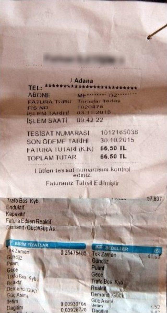 Bebeklerinin Rahatsızlığı Nedeniyle Faturayı Ödeyemeyen Ailenin Elektrik Çilesi