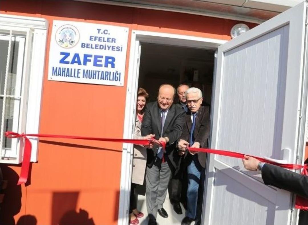 Efeler&rsquo;de Zafer Mahallesi Muhtarlık Binasına Kavuştu