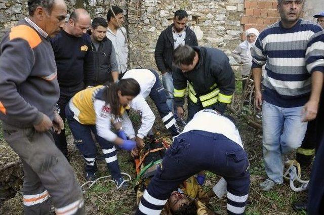 10 Metrelik Kuyudan Sağ Kurtuldu