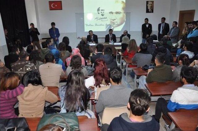 Anamur Kaymakamı Cantürk Üniversitelilerle Buluştu