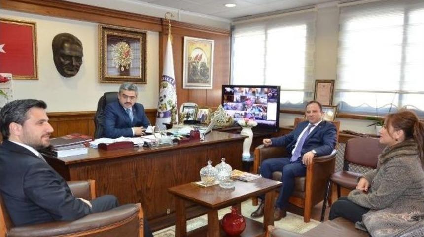 Aydın Baro Başkanından Başkan Alıcık&rsquo;a Ziyaret