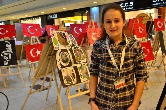 Miniklerin Bayrak Ve Atatürk Proje Çalışması İlgi Gördü