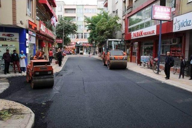 Bafra Belediyesi’nden Yol-kaldırım Çalışması