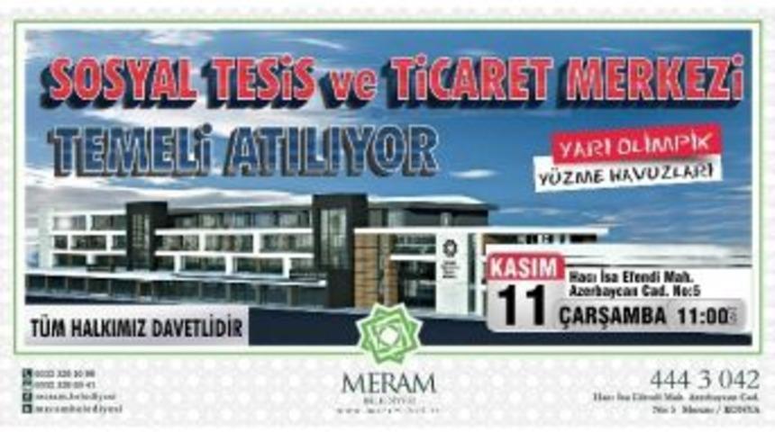 Meram&rsquo;a Yeni Tesis