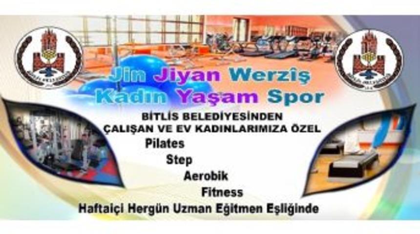 Bitlis Belediyesinden Kadınlara Spor Kursları