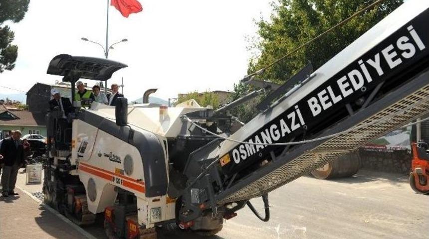 Osmangazi&rsquo;de Yollar Yenileniyor