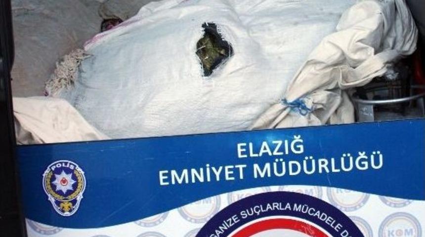 Elazığ&rsquo;da 117 Kilo Esrarla Yakalanan 3 Ş&uuml;pheli Tutuklandı