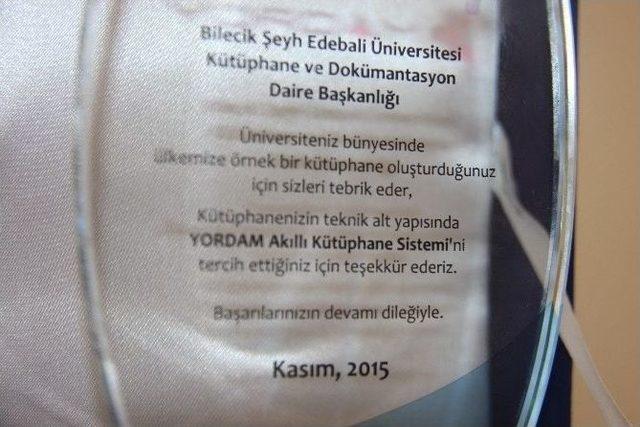 Bilecik Şeyh Edebali Üniversitesi Örnek Kütüphane Ödülüne Layık Görüldü