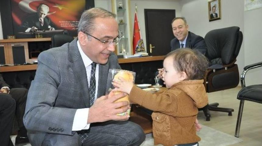 Erzincan Emniyetine G&ouml;&ccedil;menlerden Ziyaret