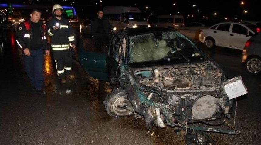 Samsun&rsquo;da Trafik Kazası: 2 Yaralı