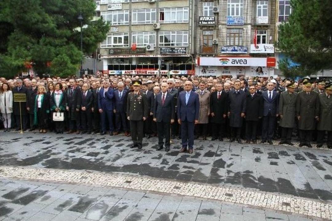 Samsun&rsquo;da 10 Kasım Atat&uuml;rk&rsquo;&uuml; Anma T&ouml;reni