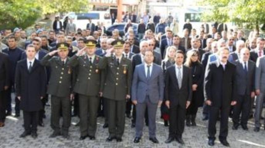 Ergani&rsquo;de 10 Kasım Atat&uuml;rk&rsquo;&uuml; Anma T&ouml;reni Yapıldı