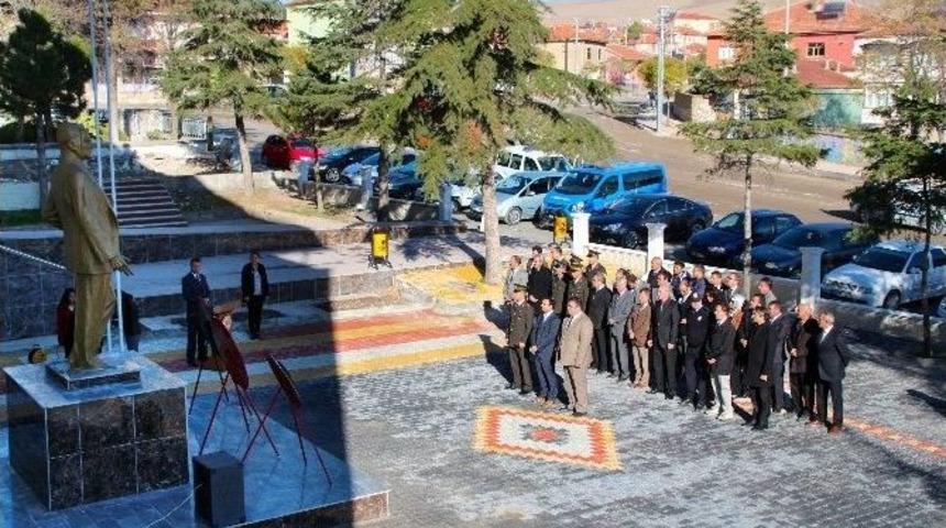 Yunak&rsquo;ta 10 Kasım Atat&uuml;rk&rsquo;&uuml; Anma Programı