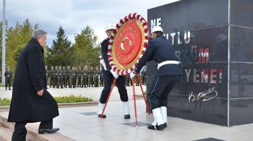 Erzincan&rsquo;da 10 Kasım Atat&uuml;rk&rsquo;&uuml; Anma Etkinlikleri