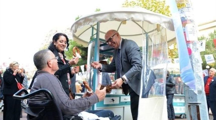 S&uuml;leymanpaşa&rsquo;nın Yeni Simit Arabaları G&ouml;r&uuml;c&uuml;ye &Ccedil;ıktı