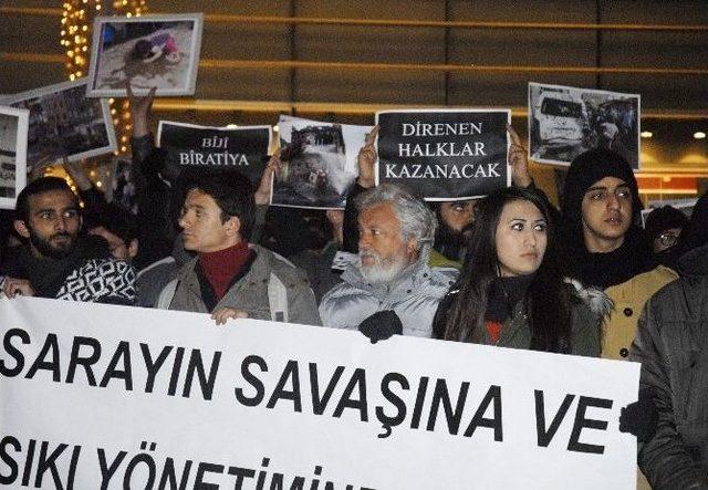 Eskişehir’de Sokağa Çıkma Yasakları Protesto Edildi