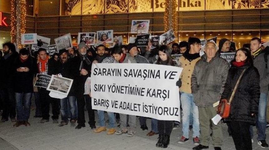 Eskişehir&rsquo;de Sokağa &Ccedil;ıkma Yasakları Protesto Edildi