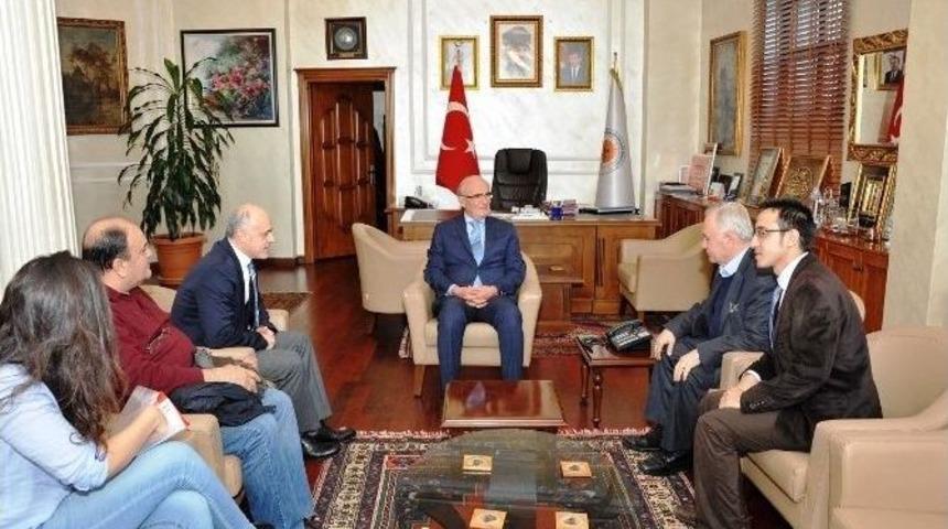 Emo, Başkan Yılmaz&rsquo;ı Enerji Sempozyumu&rsquo;na Davet Etti