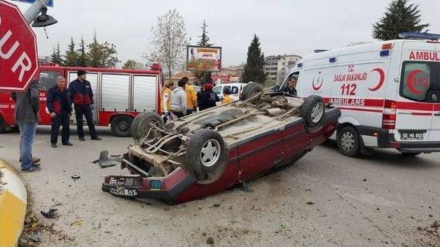 Tokat’ta Trafik Kazası: 1 Yaralı