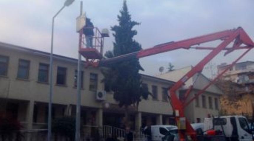 Bilecik&rsquo;te Mobese Kameralarının Bakım Ve Onarımı Yapılıyor